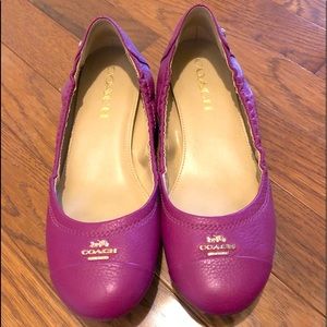 *COACH* flats- magenta in color. So lovely 💕